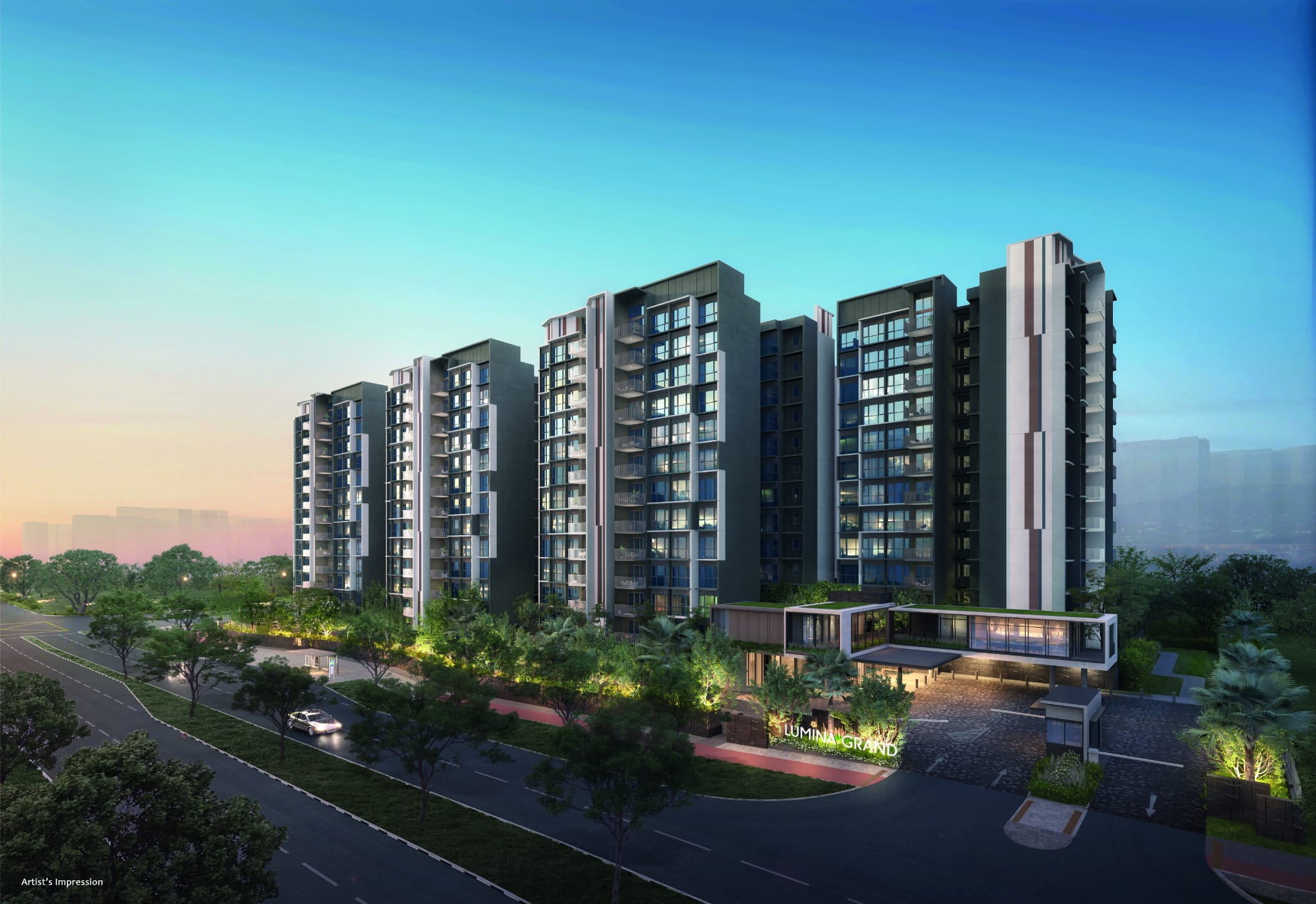 An Executive Condominium by City Developments Limited (artist's impression)